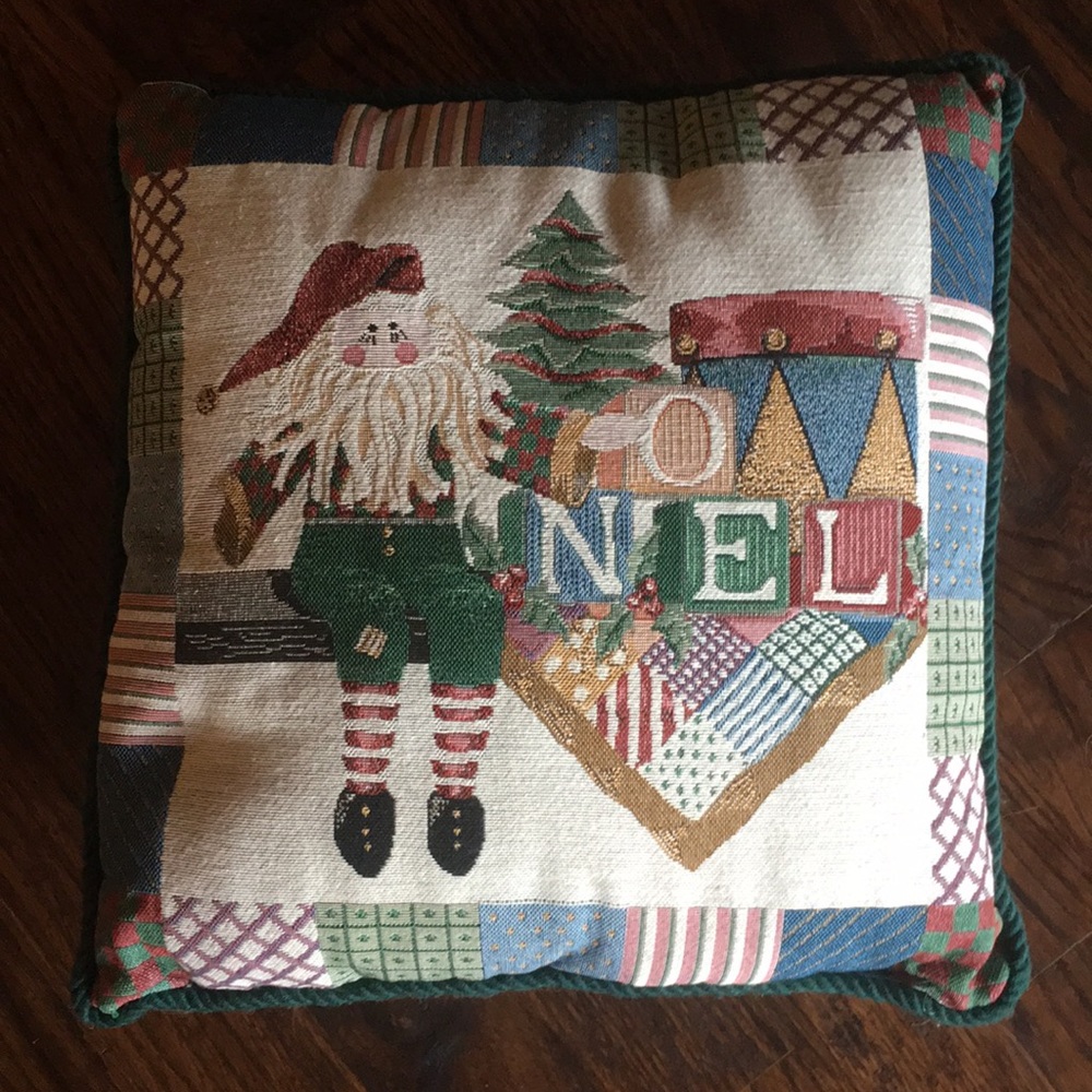 Tapestry Christmas Pillow